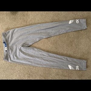 Grey adidas leggings